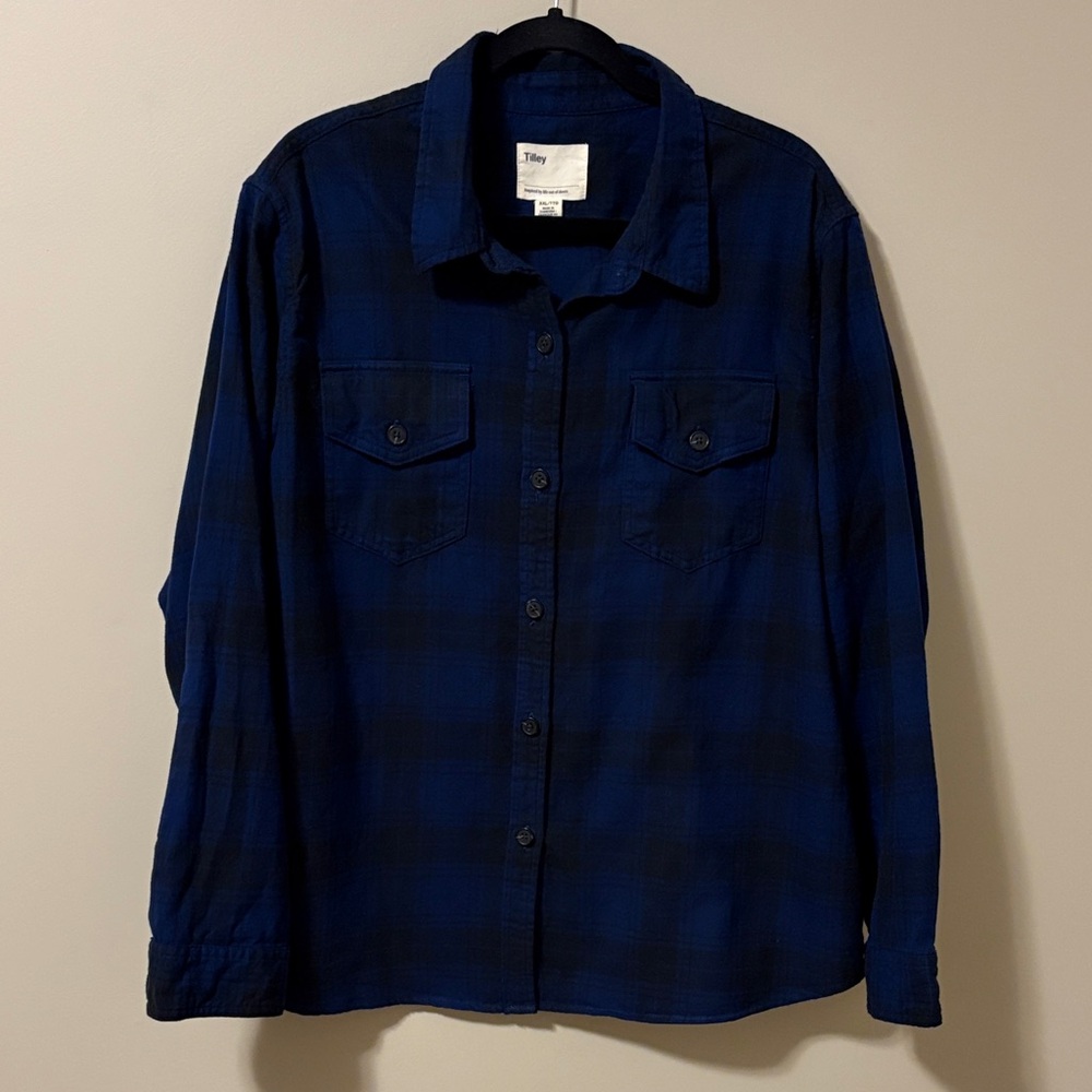 Tilley Plaid Button Down Shirt